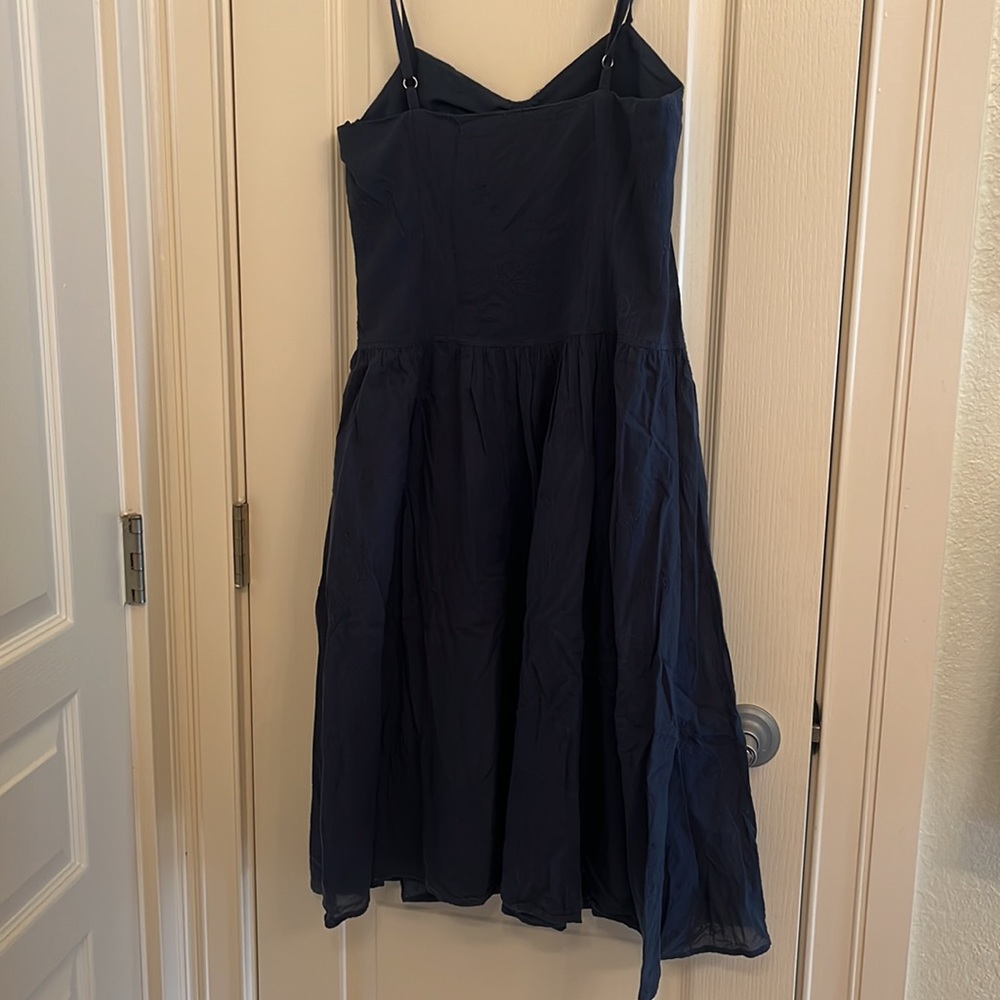 Dark blue summer dress - Picture 6 of 12
